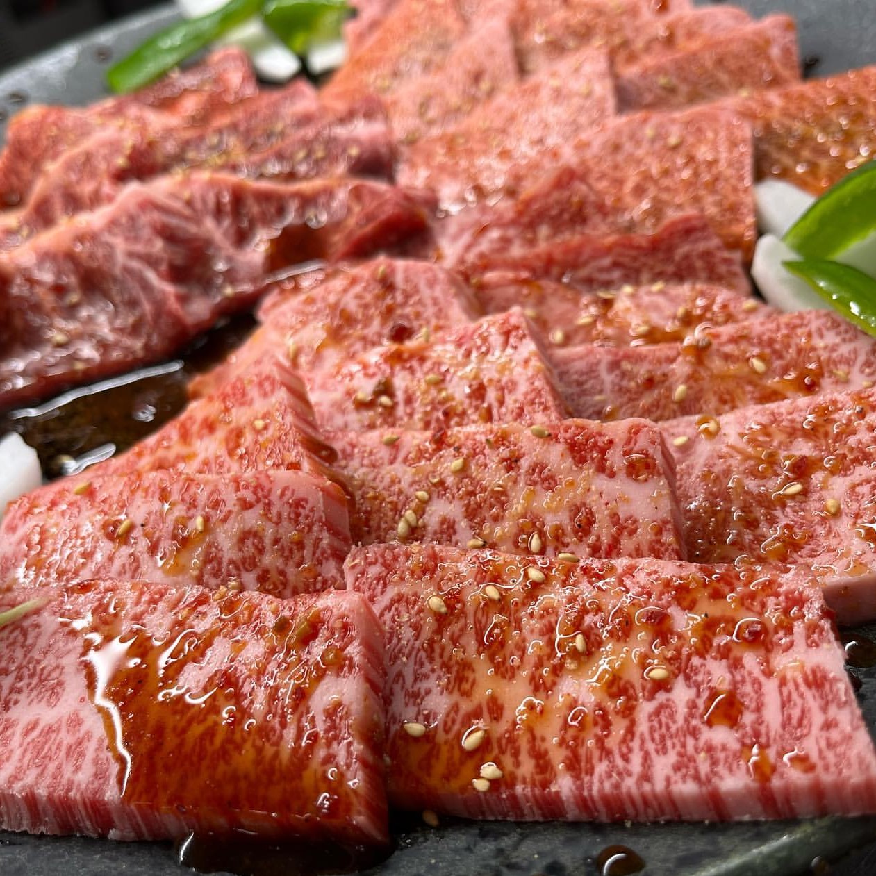 上カルビ・上ロース・上ハラミ盛り合わせ